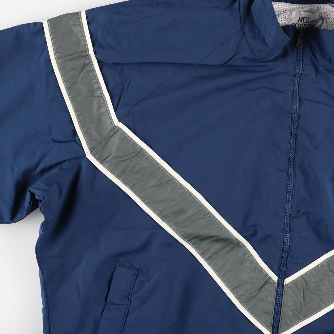 2000'S Civilian PTU Training Jacket, USAIR FORCE Windbreaker, Made in USA, Medium Regular, Men's Size Medium polyester navy blue type Vintage Second Hand