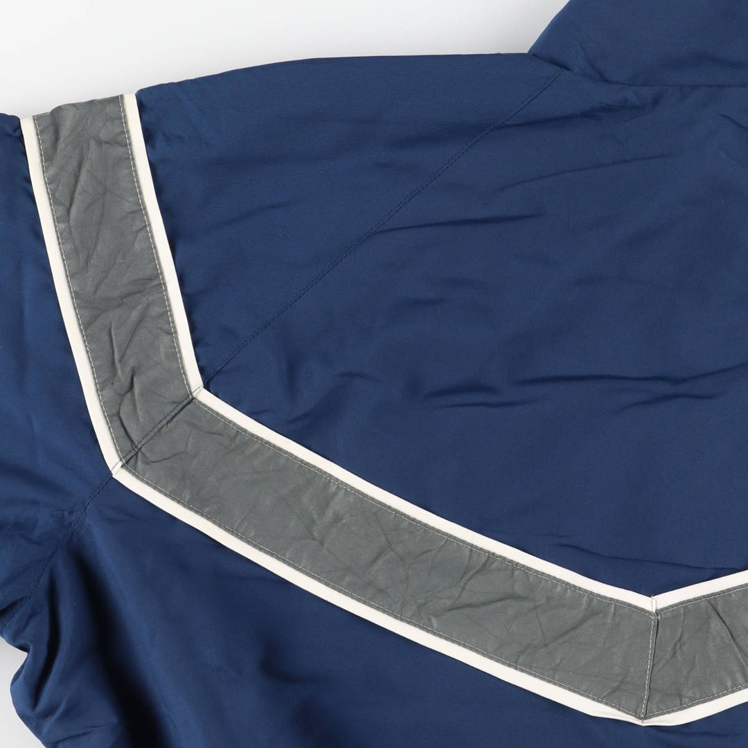 2000'S Civilian PTU Training Jacket, USAIR FORCE Windbreaker, Made in USA, Medium Regular, Men's Size Medium polyester navy blue type Vintage Second Hand