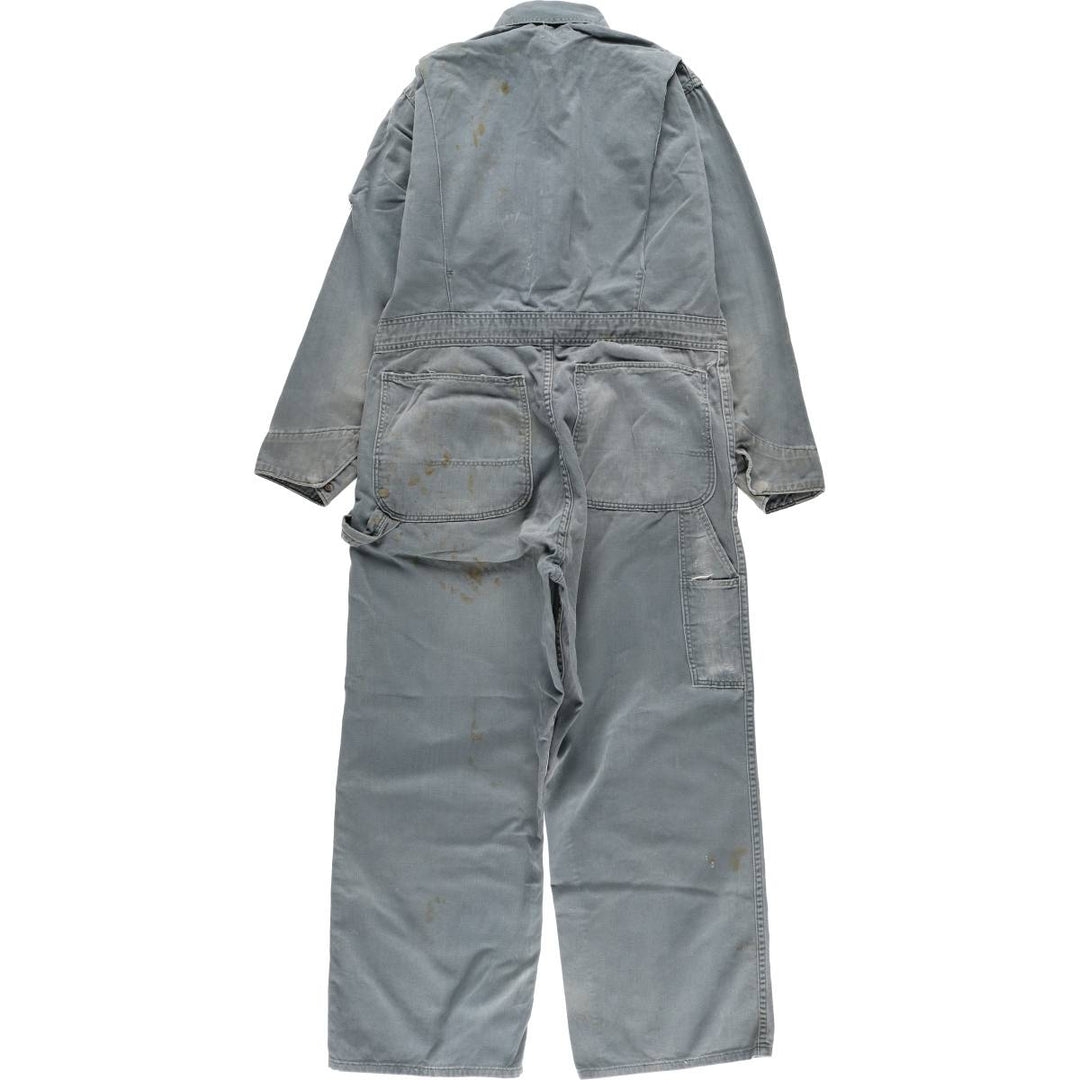 Big Ben HBT Herringbone Twill Long Sleeve Jumpsuit, Men's Size Medium, Vintage unclear gray type Vintage Second Hand