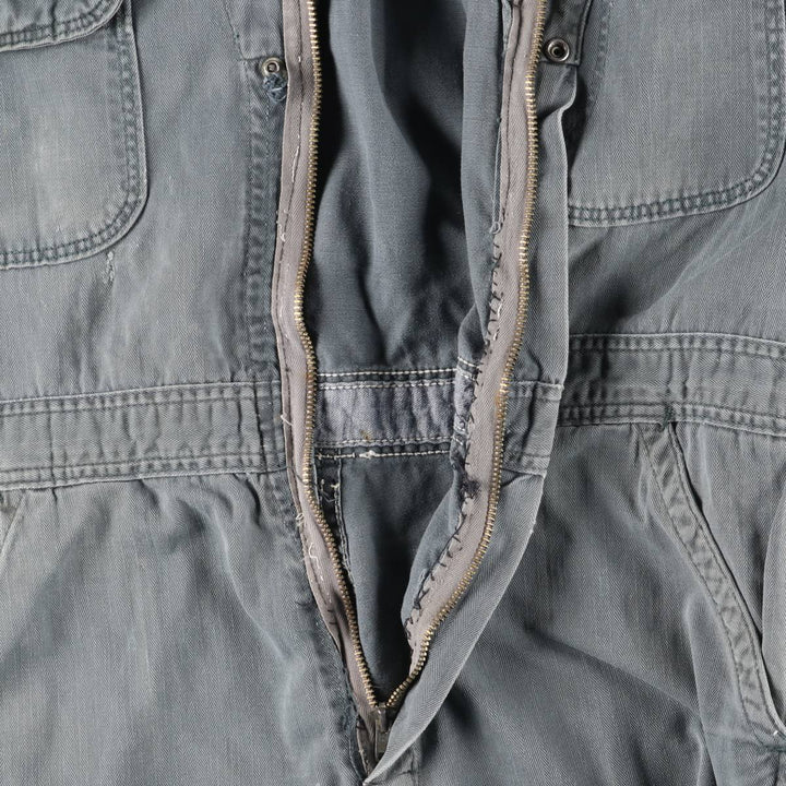 Big Ben HBT Herringbone Twill Long Sleeve Jumpsuit, Men's Size Medium, Vintage unclear gray type Vintage Second Hand