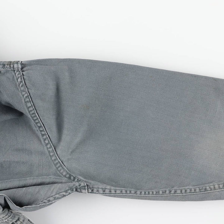 Big Ben HBT Herringbone Twill Long Sleeve Jumpsuit, Men's Size Medium, Vintage unclear gray type Vintage Second Hand
