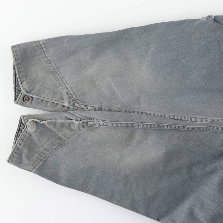 Big Ben HBT Herringbone Twill Long Sleeve Jumpsuit, Men's Size Medium, Vintage unclear gray type Vintage Second Hand