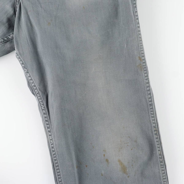 Big Ben HBT Herringbone Twill Long Sleeve Jumpsuit, Men's Size Medium, Vintage unclear gray type Vintage Second Hand