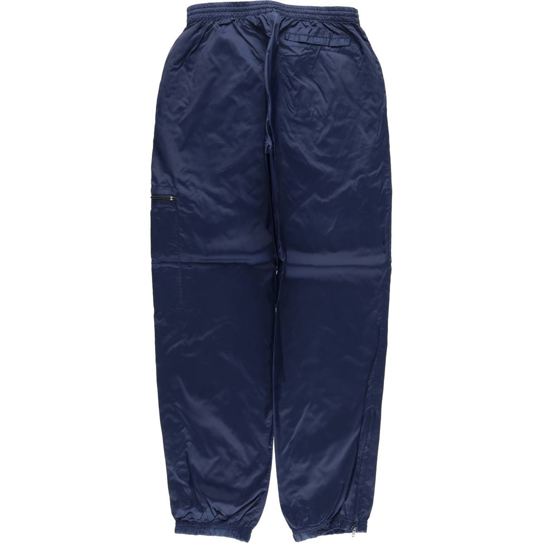 90'S Reebok Nylon Shaka Shaka Pants, Men's Size L, Vintage Nylon navy blue type Vintage Second Hand