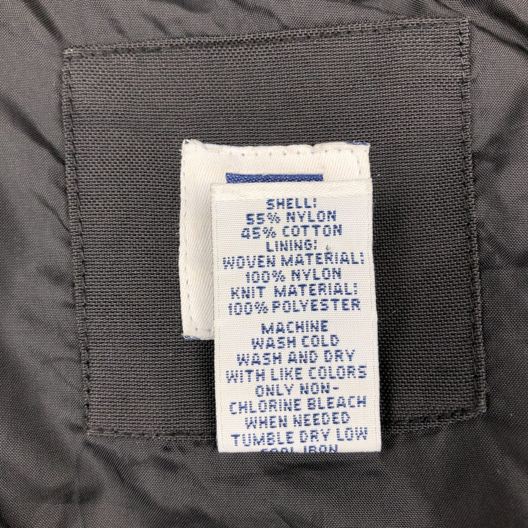 2000'S GAP collared cotton and nylon jacket, men's size L Nylon black type Vintage Second Hand