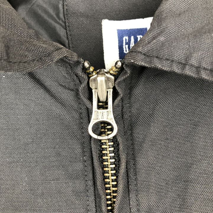 2000'S GAP collared cotton and nylon jacket, men's size L Nylon black type Vintage Second Hand