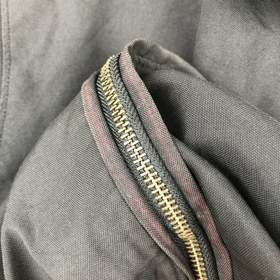 2000'S GAP collared cotton and nylon jacket, men's size L Nylon black type Vintage Second Hand