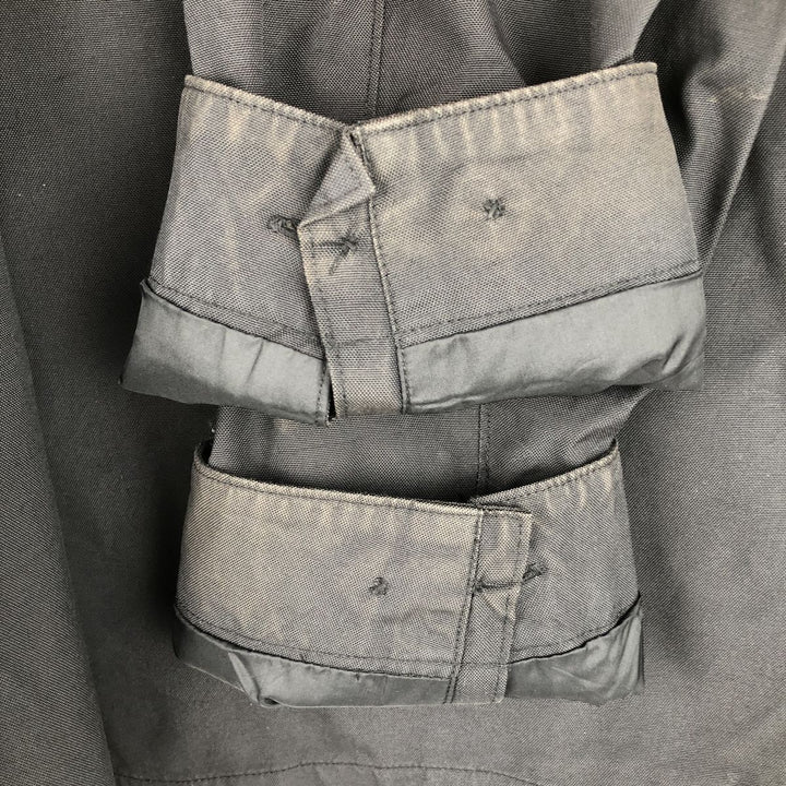 2000'S GAP collared cotton and nylon jacket, men's size L Nylon black type Vintage Second Hand