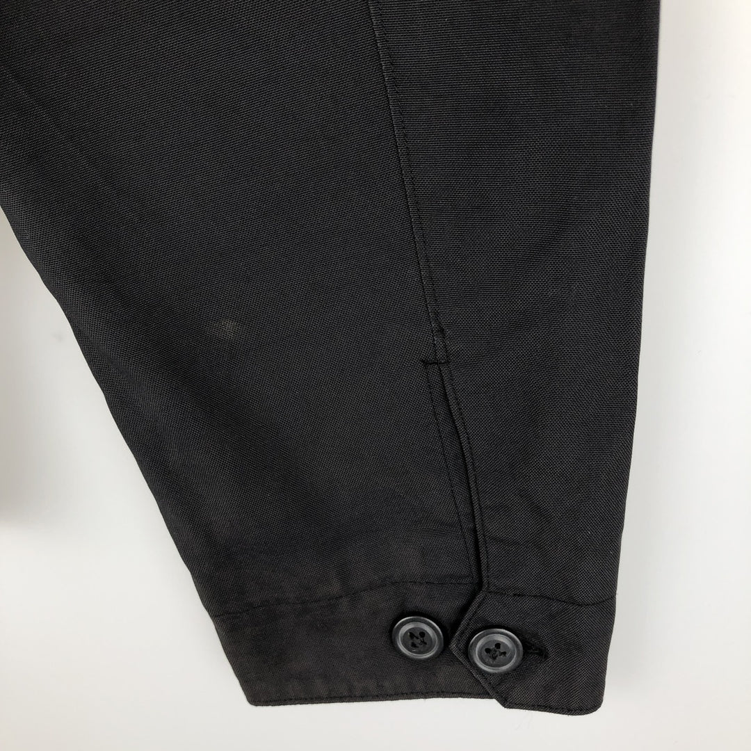 2000'S GAP collared cotton and nylon jacket, men's size L Nylon black type Vintage Second Hand