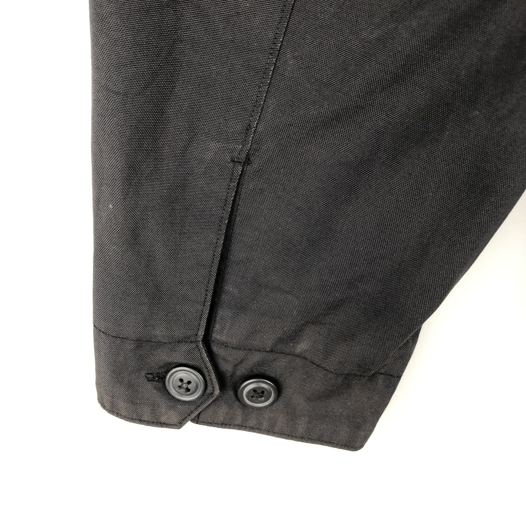 2000'S GAP collared cotton and nylon jacket, men's size L Nylon black type Vintage Second Hand