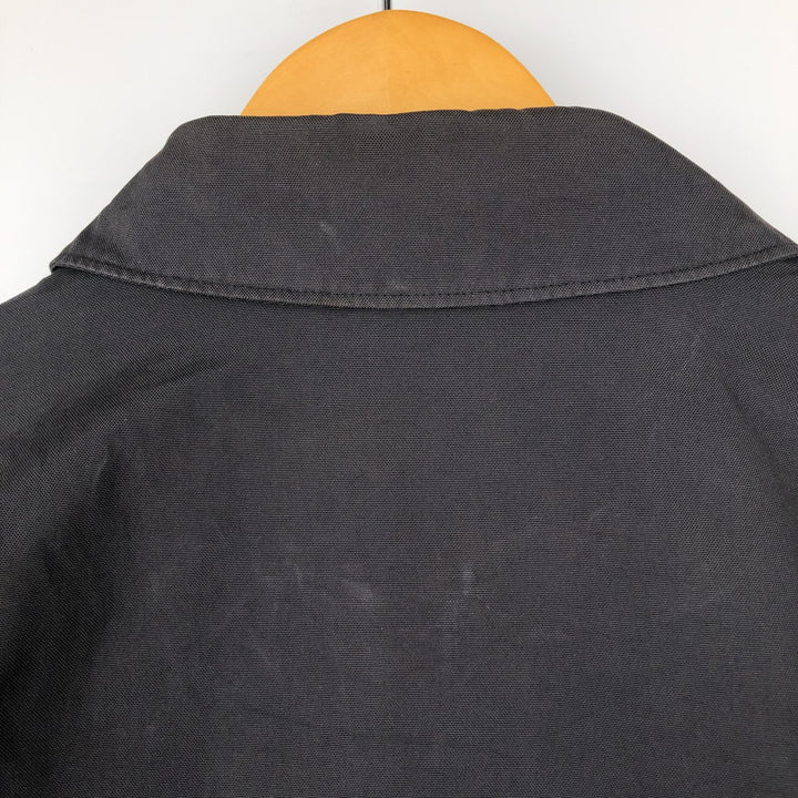 2000'S GAP collared cotton and nylon jacket, men's size L Nylon black type Vintage Second Hand