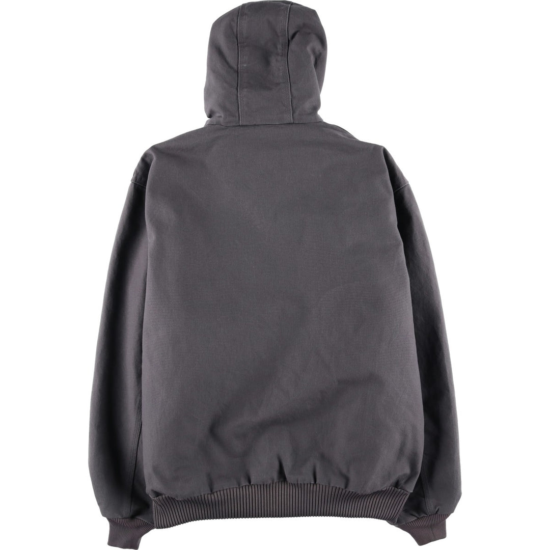 Special Price: Carhartt Active Jacket, Padded Duck Full-Zip Hoodie, Made in USA, Men's Size XL cotton gray type Vintage Second Hand