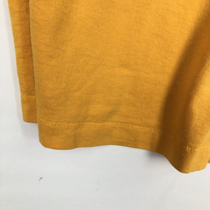 90'S Fruit of the Loom Best Printed T-shirt, Made in USA, Men's XL, Vintage cotton yellow type Vintage Second Hand