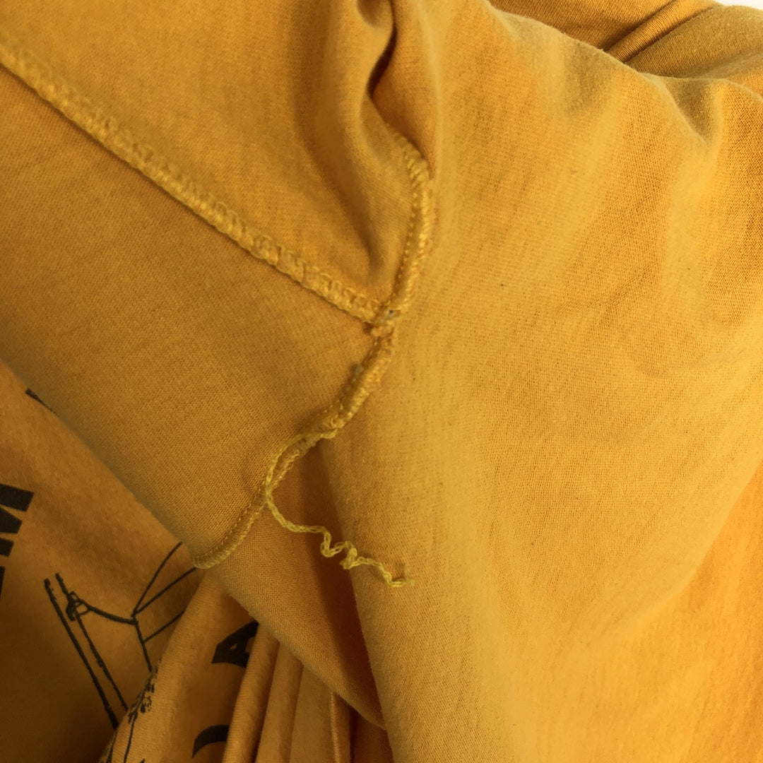 90'S Fruit of the Loom Best Printed T-shirt, Made in USA, Men's XL, Vintage cotton yellow type Vintage Second Hand