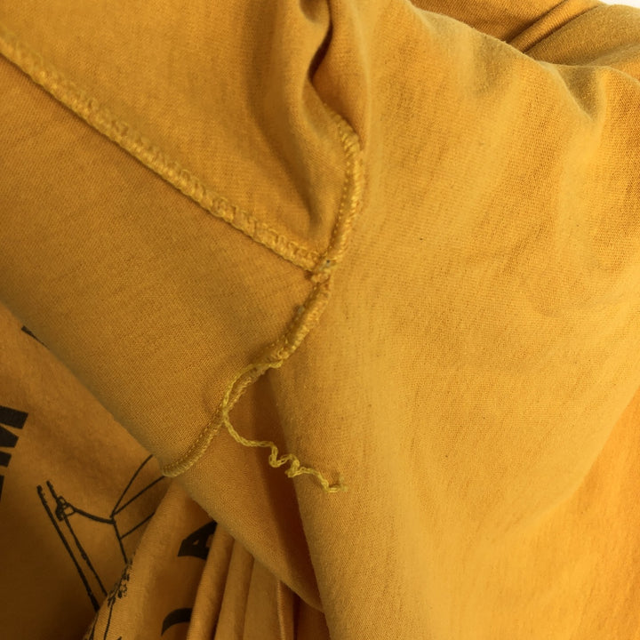 90'S Fruit of the Loom Best Printed T-shirt, Made in USA, Men's XL, Vintage cotton yellow type Vintage Second Hand