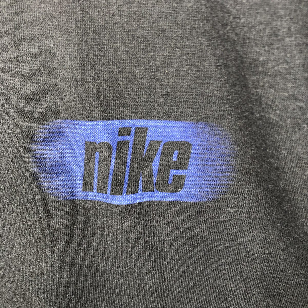 90'S Nike logo print T-shirt, men's size M (approx.) cotton black type Vintage Second Hand