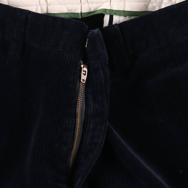 2000'S Orvis Brisbane Moss corduroy pants, men's size W34 cotton navy blue type Vintage Second Hand