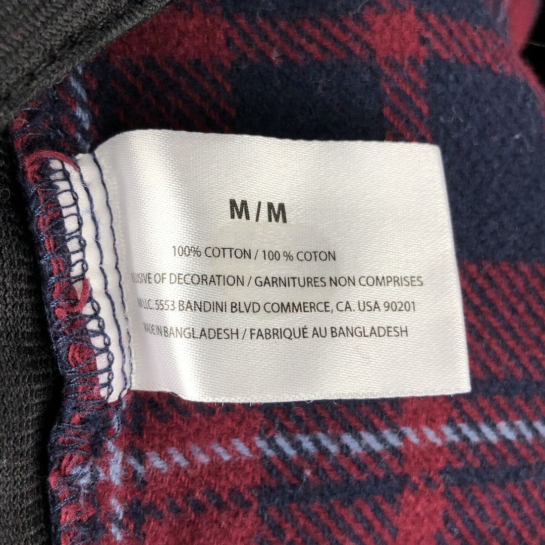 ORVIS Long Sleeve Flannel Check Shirt, Men's Size M cotton red type Vintage Second Hand