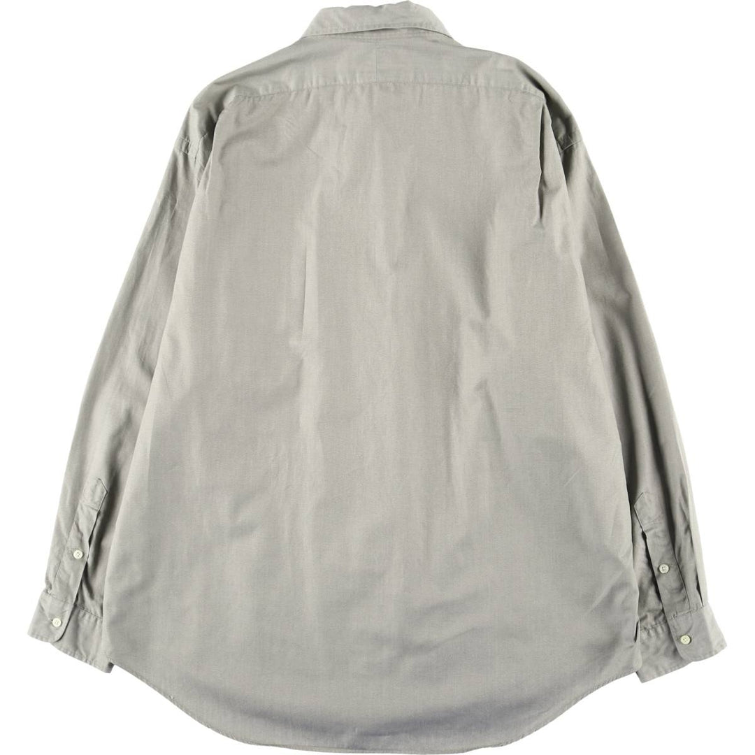 Ralph Lauren POLO by Ralph Lauren LOWELL SPORT long-sleeved cotton shirt, men's size XL cotton Khaki type sage green Vintage Second Hand