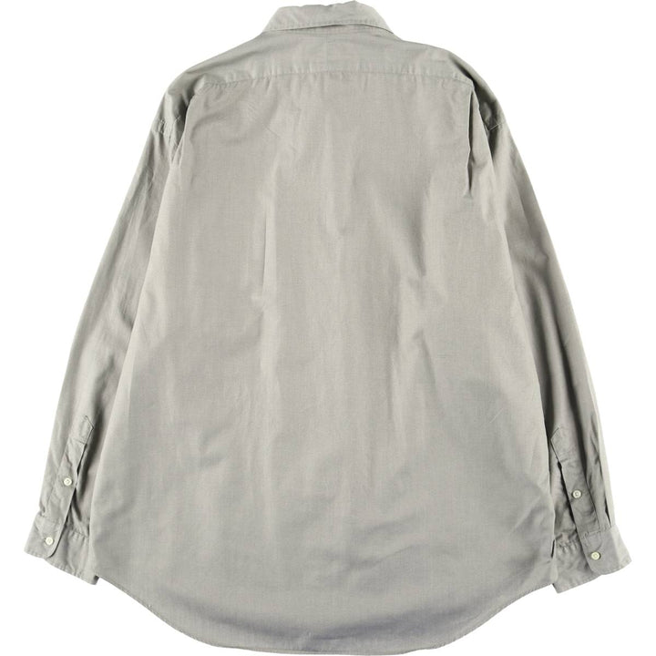 Ralph Lauren POLO by Ralph Lauren LOWELL SPORT long-sleeved cotton shirt, men's size XL cotton Khaki type sage green Vintage Second Hand