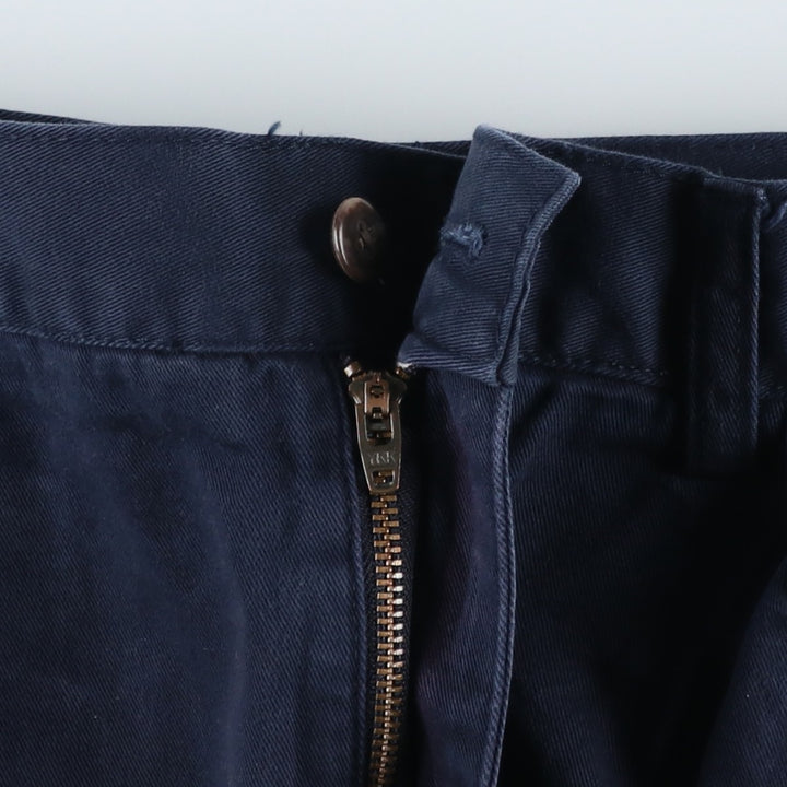 Ralph Lauren POLO by Ralph Lauren ANDREW SHORT Two-pleat chino shorts, short pants, men's size W36 cotton navy blue type Vintage Second Hand