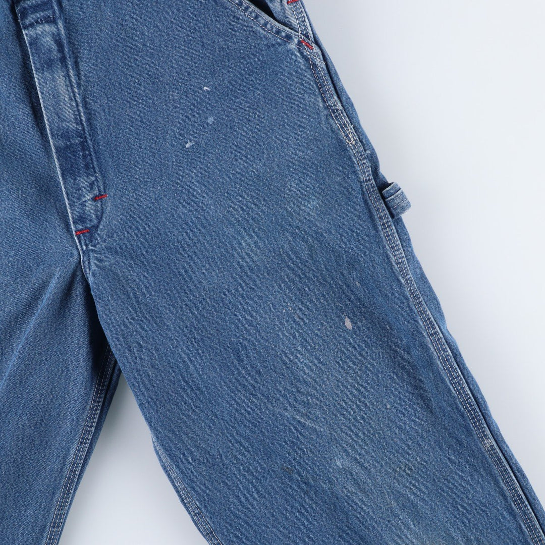 Dickies denim overalls, men's size W30 (approx.) cotton blue type Vintage Second Hand