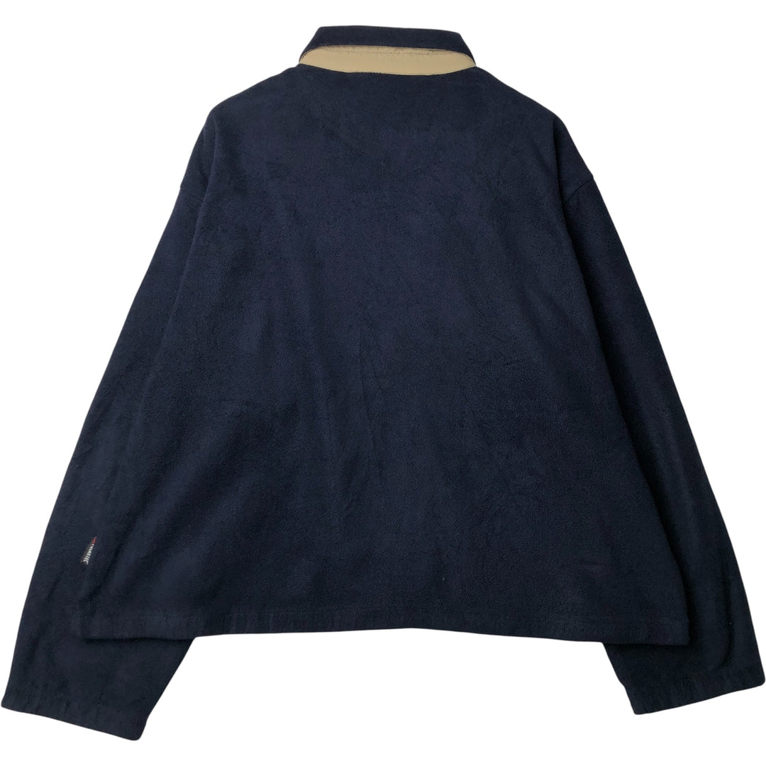 Ralph Lauren POLO by Ralph Lauren Swing-Top Fleece Jacket, Men's XXL polyester navy blue type Vintage Second Hand