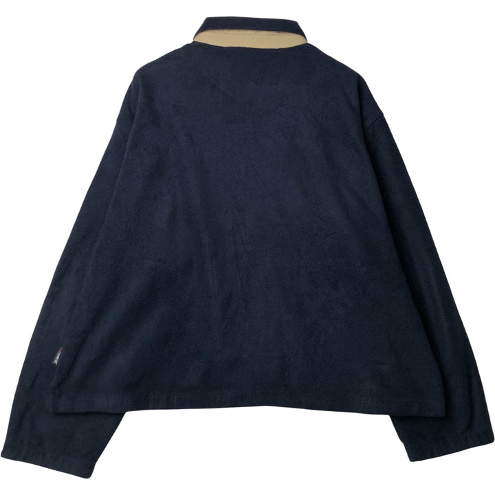 Ralph Lauren POLO by Ralph Lauren Swing-Top Fleece Jacket, Men's XXL polyester navy blue type Vintage Second Hand