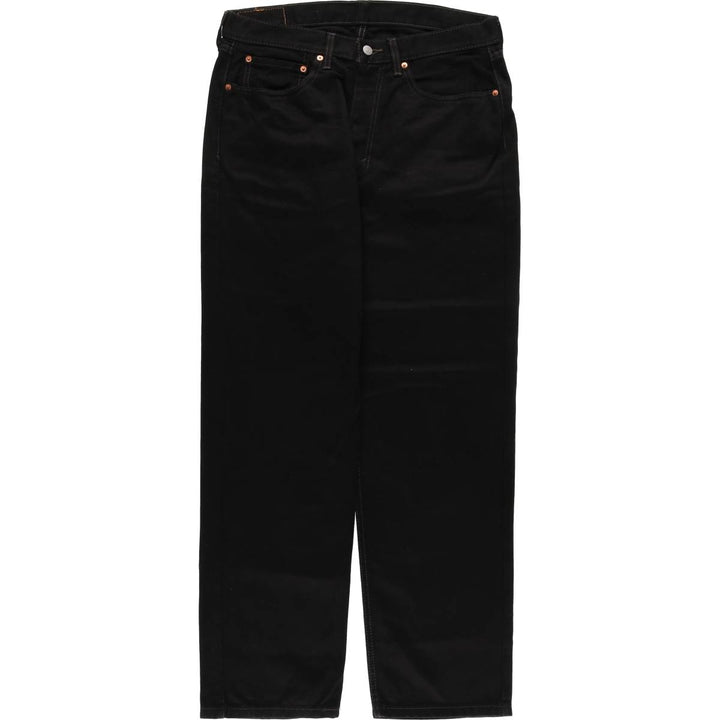 Levi's 550 Black Denim Tapered Denim Pants Men's W34 cotton black type Vintage Second Hand