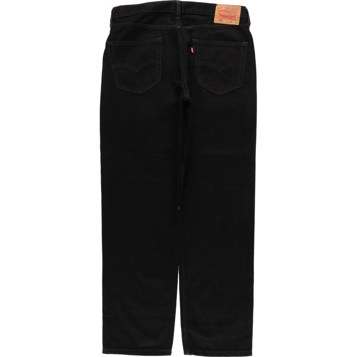 Levi's 550 Black Denim Tapered Denim Pants Men's W34 cotton black type Vintage Second Hand