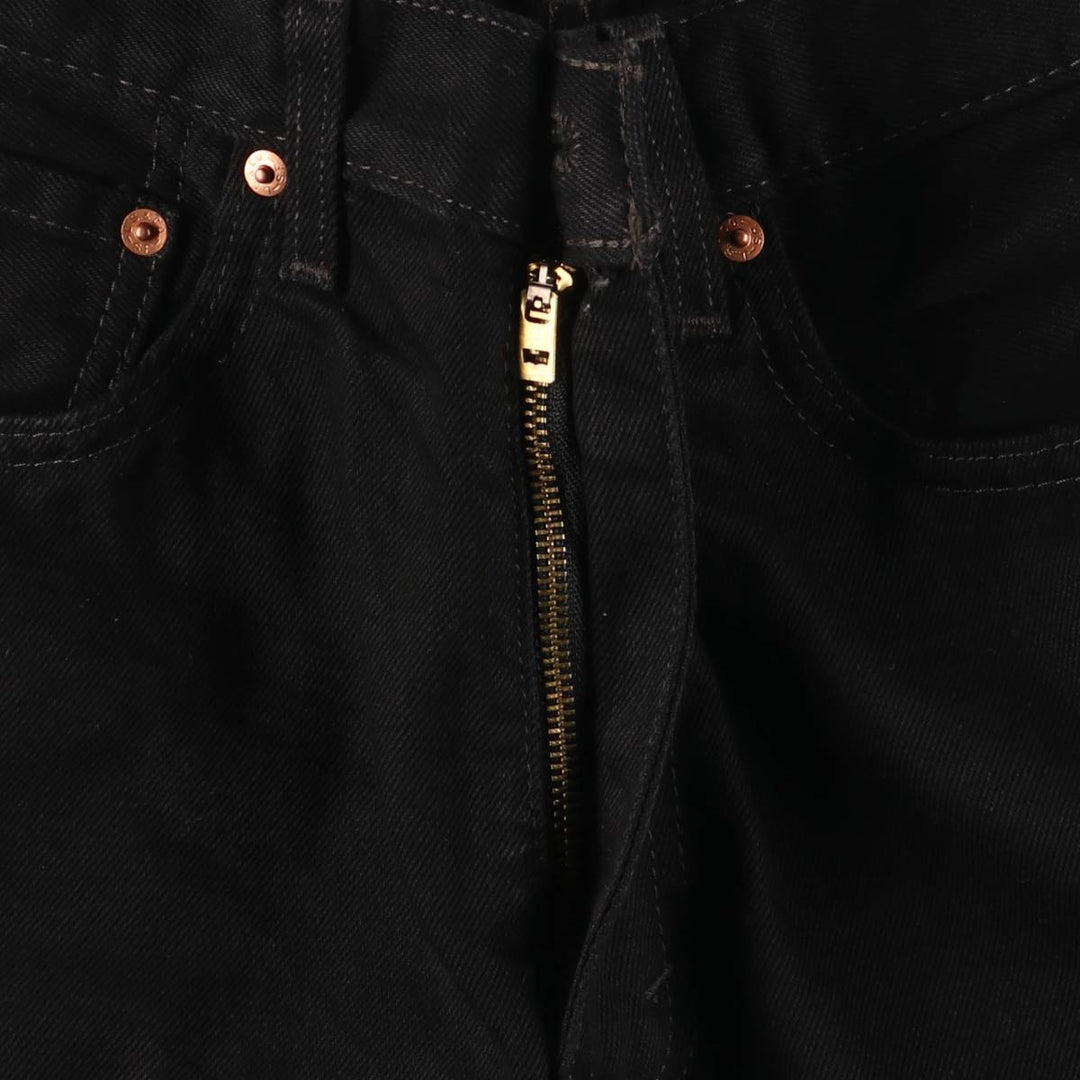 Levi's 550 Black Denim Tapered Denim Pants Men's W34 cotton black type Vintage Second Hand