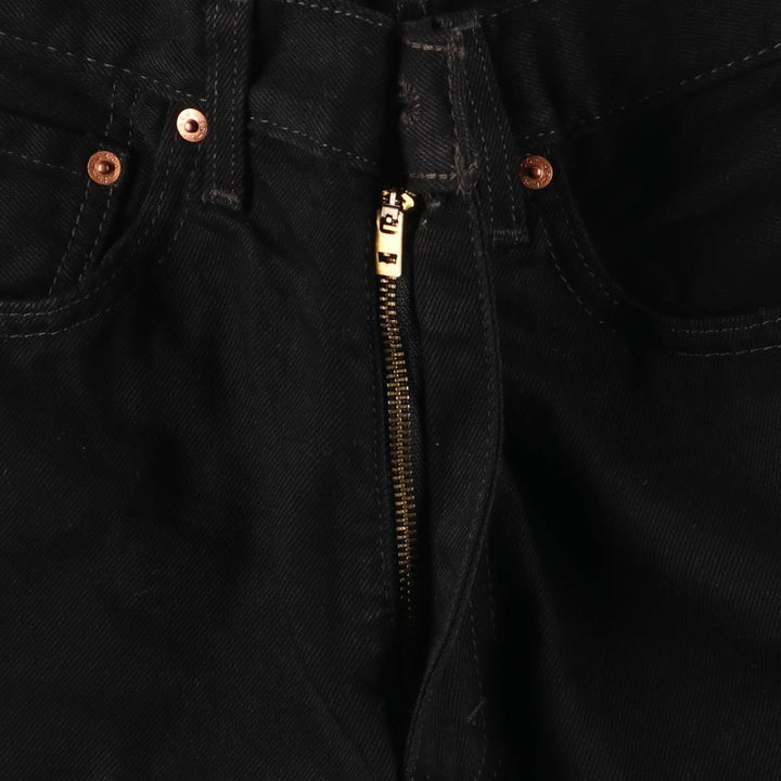 Levi's 550 Black Denim Tapered Denim Pants Men's W34 cotton black type Vintage Second Hand