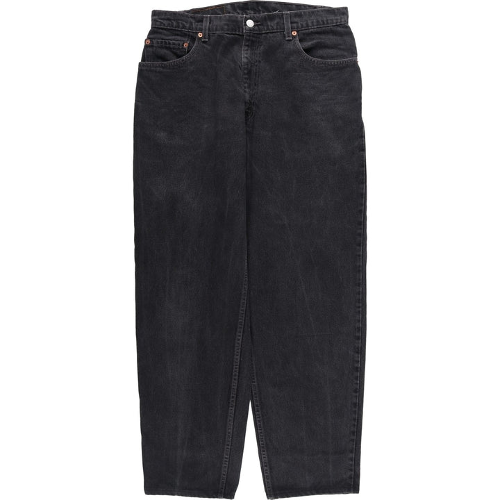 90'S Levi's 560 Loose Fit Tapered Leg Black Denim Pants, Men's Size 34 (Vintage) cotton black type Vintage Second Hand