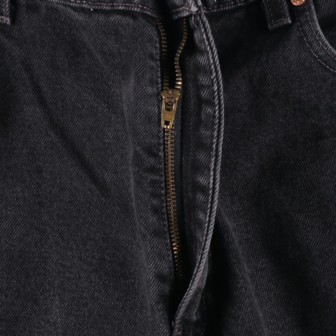 90'S Levi's 560 Loose Fit Tapered Leg Black Denim Pants, Men's Size 34 (Vintage) cotton black type Vintage Second Hand