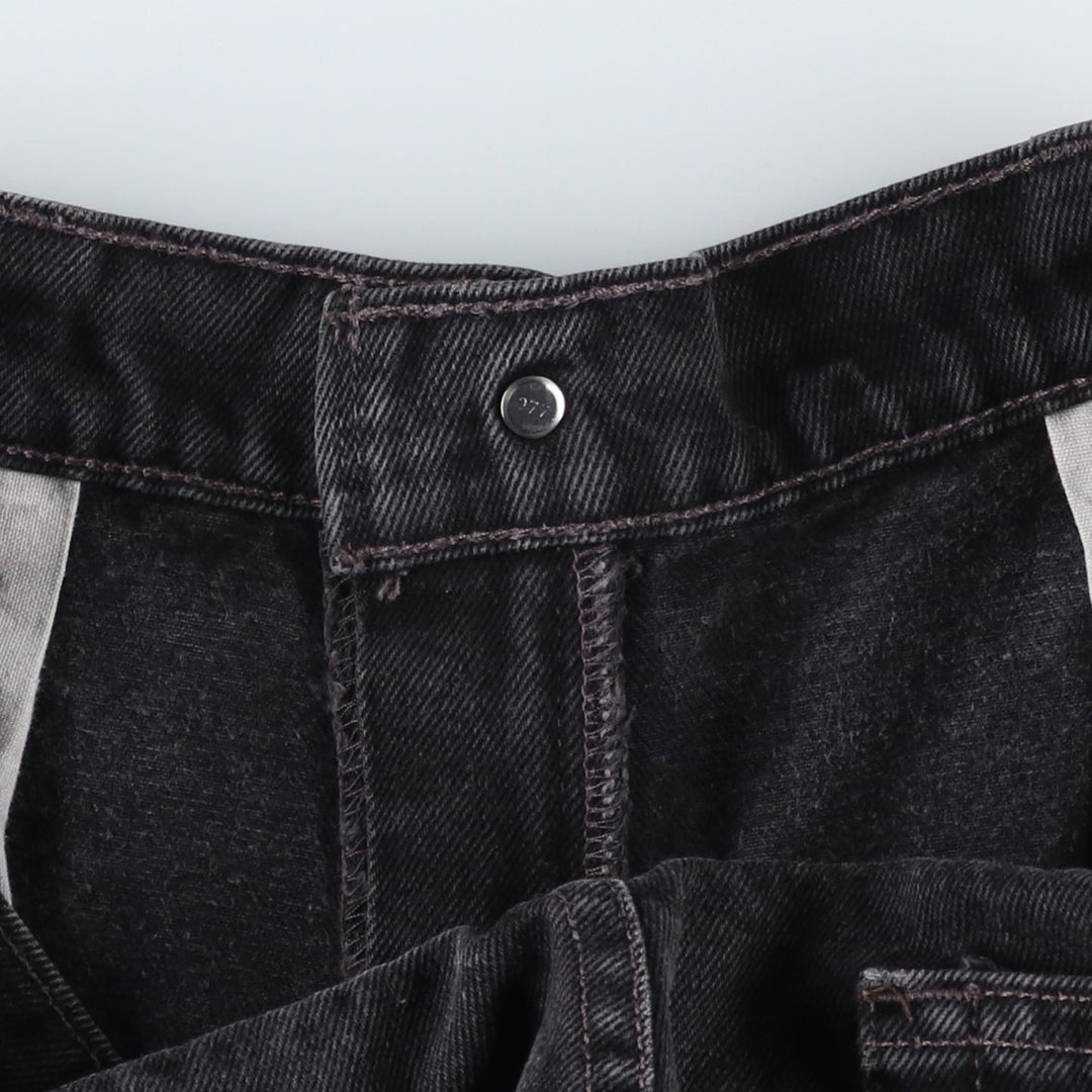 90'S Levi's 560 Loose Fit Tapered Leg Black Denim Pants, Men's Size 34 (Vintage) cotton black type Vintage Second Hand