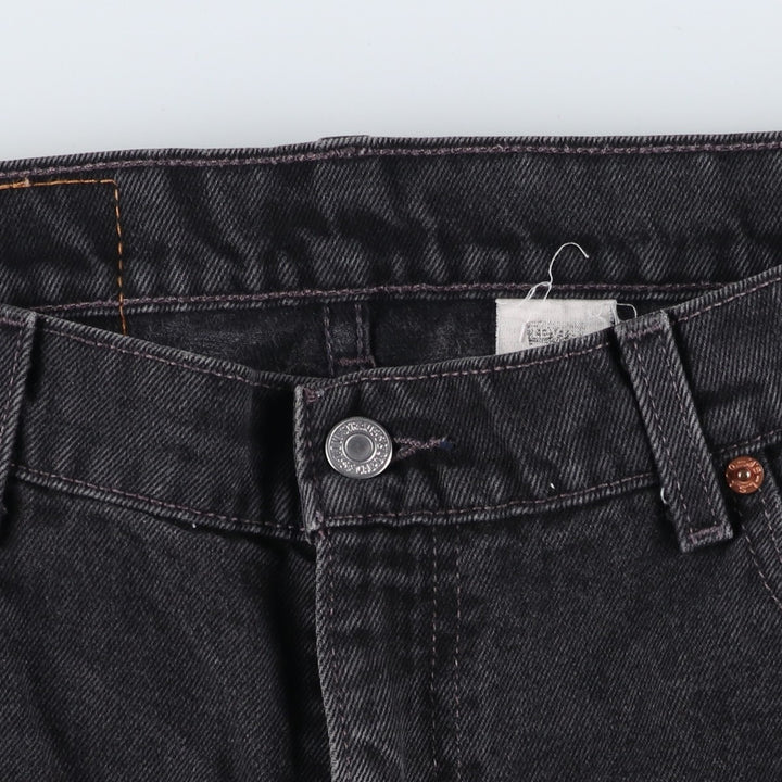 90'S Levi's 560 Loose Fit Tapered Leg Black Denim Pants, Men's Size 34 (Vintage) cotton black type Vintage Second Hand