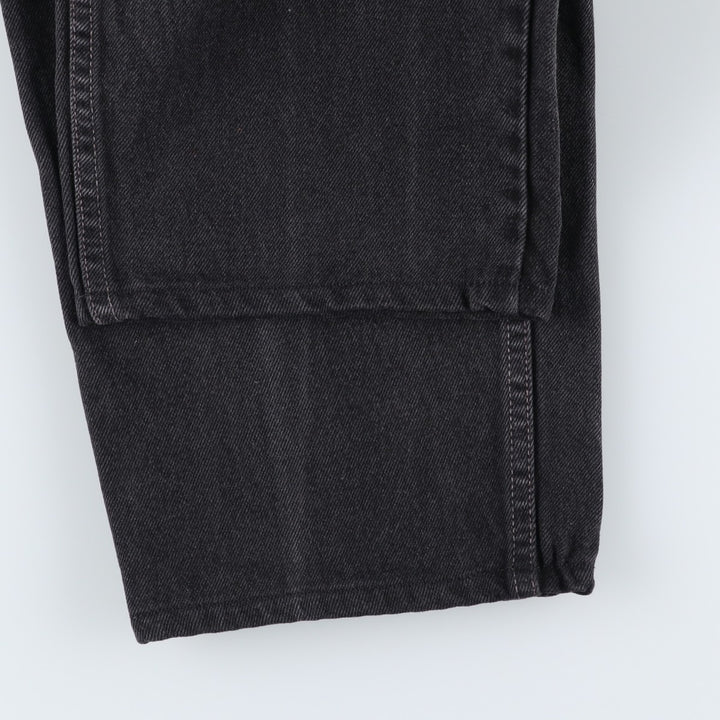 90'S Levi's 560 Loose Fit Tapered Leg Black Denim Pants, Men's Size 34 (Vintage) cotton black type Vintage Second Hand