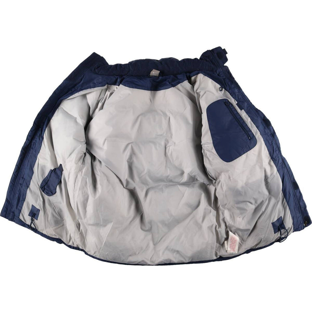 2000'S Nike Down Jacket, Men's Size L polyester navy blue type Vintage Second Hand