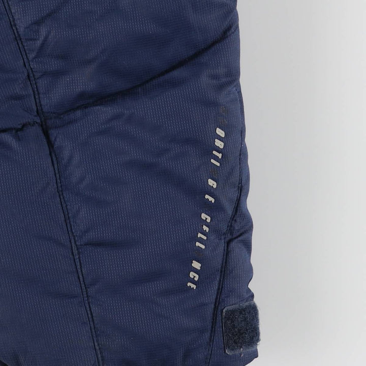 2000'S Nike Down Jacket, Men's Size L polyester navy blue type Vintage Second Hand