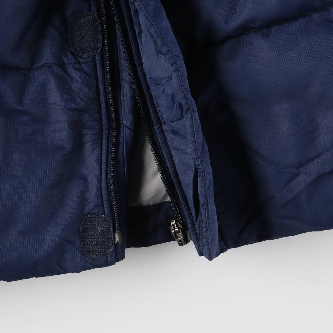 2000'S Nike Down Jacket, Men's Size L polyester navy blue type Vintage Second Hand