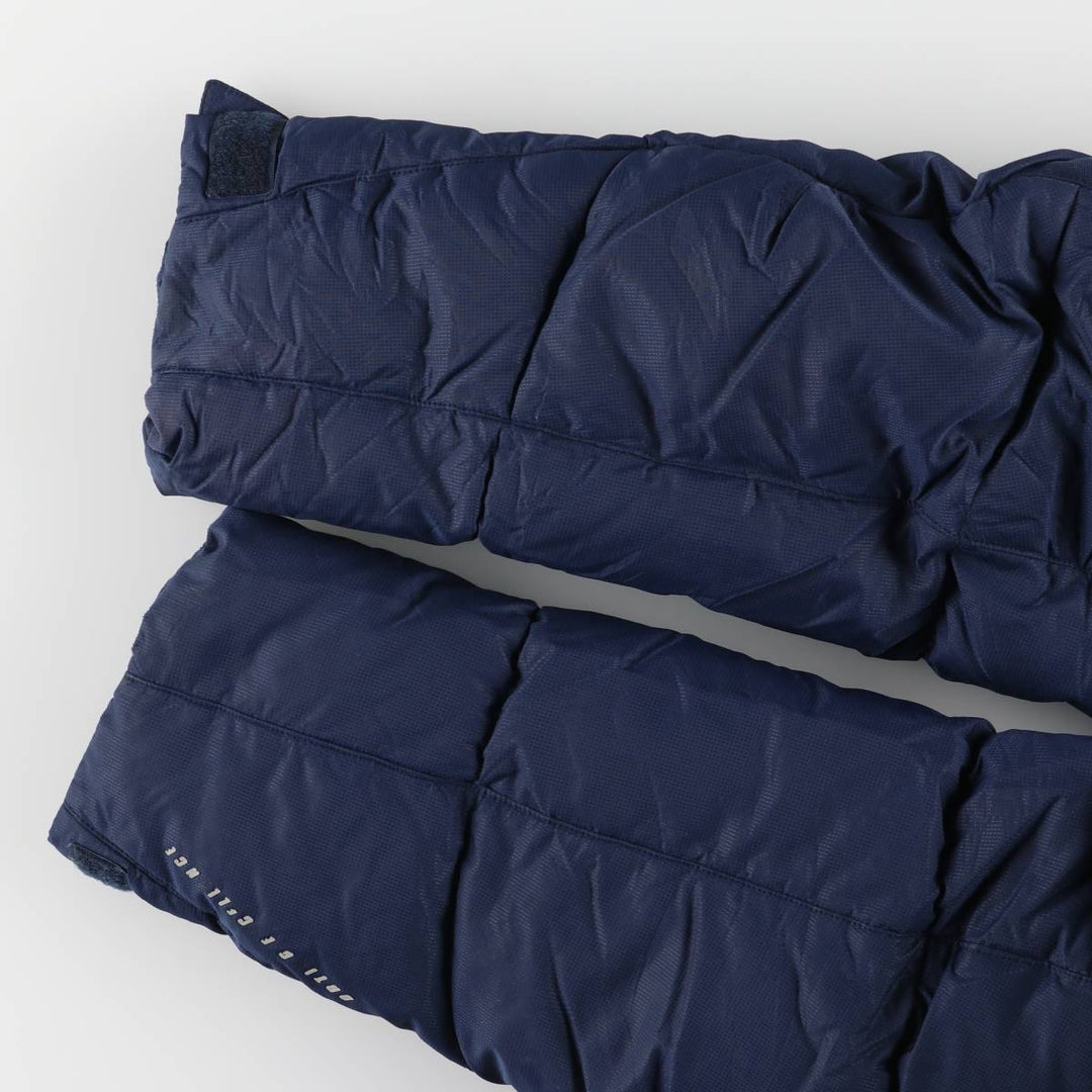 2000'S Nike Down Jacket, Men's Size L polyester navy blue type Vintage Second Hand