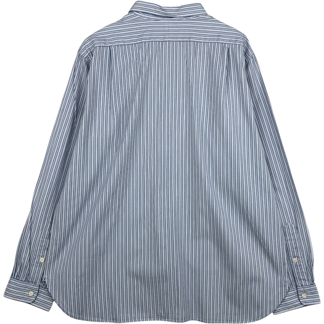 Ralph Lauren POLO by Ralph Lauren Multi-stripe Long Sleeve Cotton Striped Shirt Men's XL cotton white type Vintage Second Hand