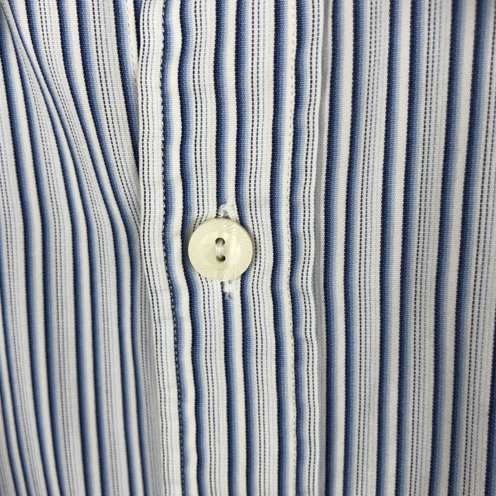 Ralph Lauren POLO by Ralph Lauren Multi-stripe Long Sleeve Cotton Striped Shirt Men's XL cotton white type Vintage Second Hand