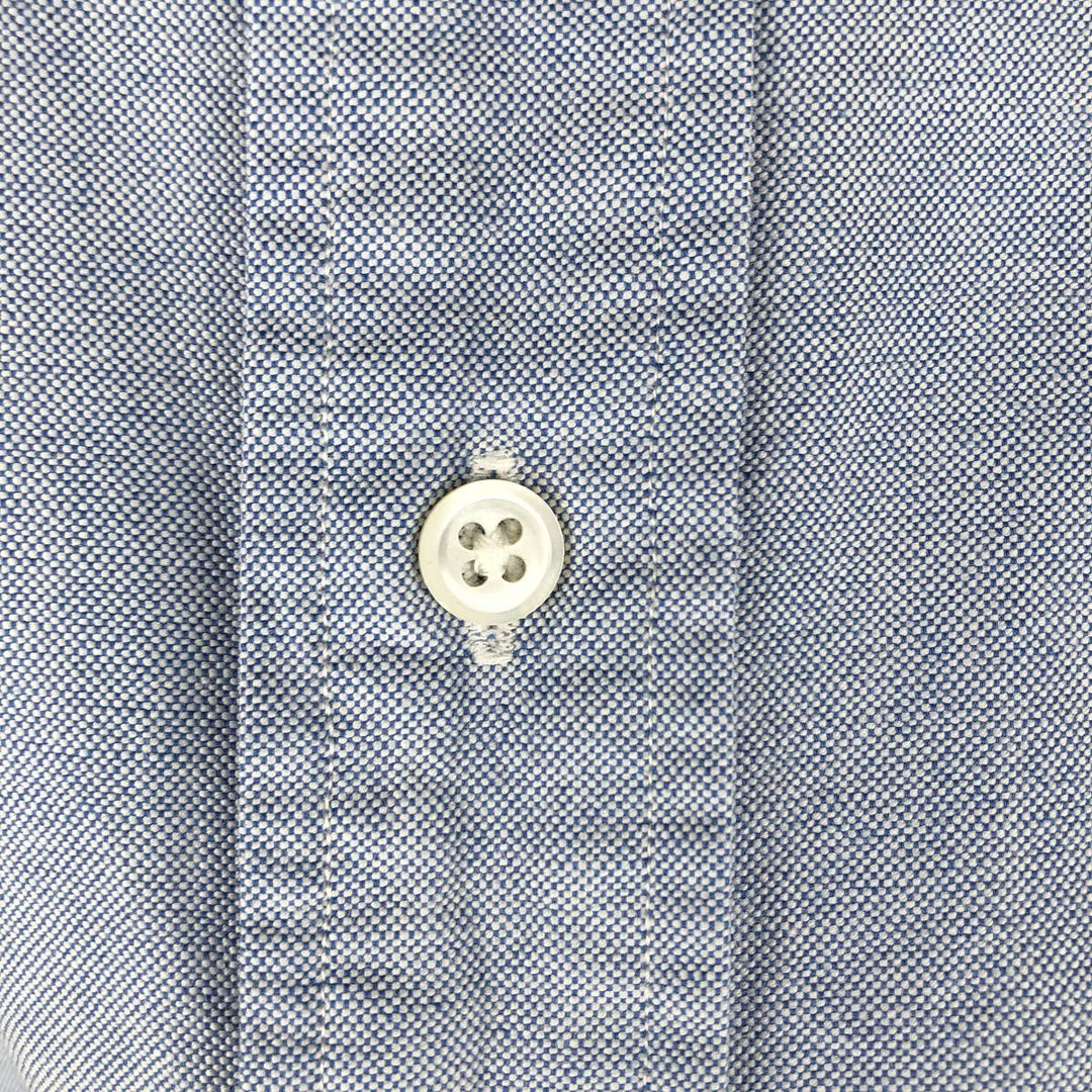 Ralph Lauren long sleeve button down shirt, men's size M cotton Blue type light blue Vintage Second Hand