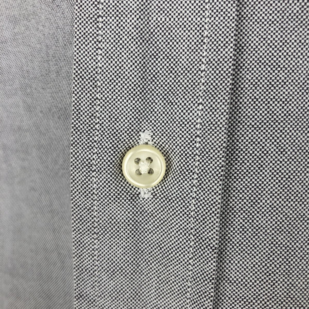 Ralph Lauren Classic Fit Long Sleeve Button Down Shirt, Men's Size L cotton gray type Vintage Second Hand