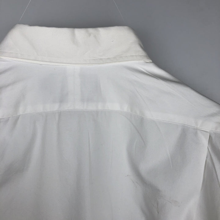 Ralph Lauren PHILIP Long-Sleeve Cotton Shirt with Cuffs, Men's Size L (approx.) cotton white type Vintage Second Hand