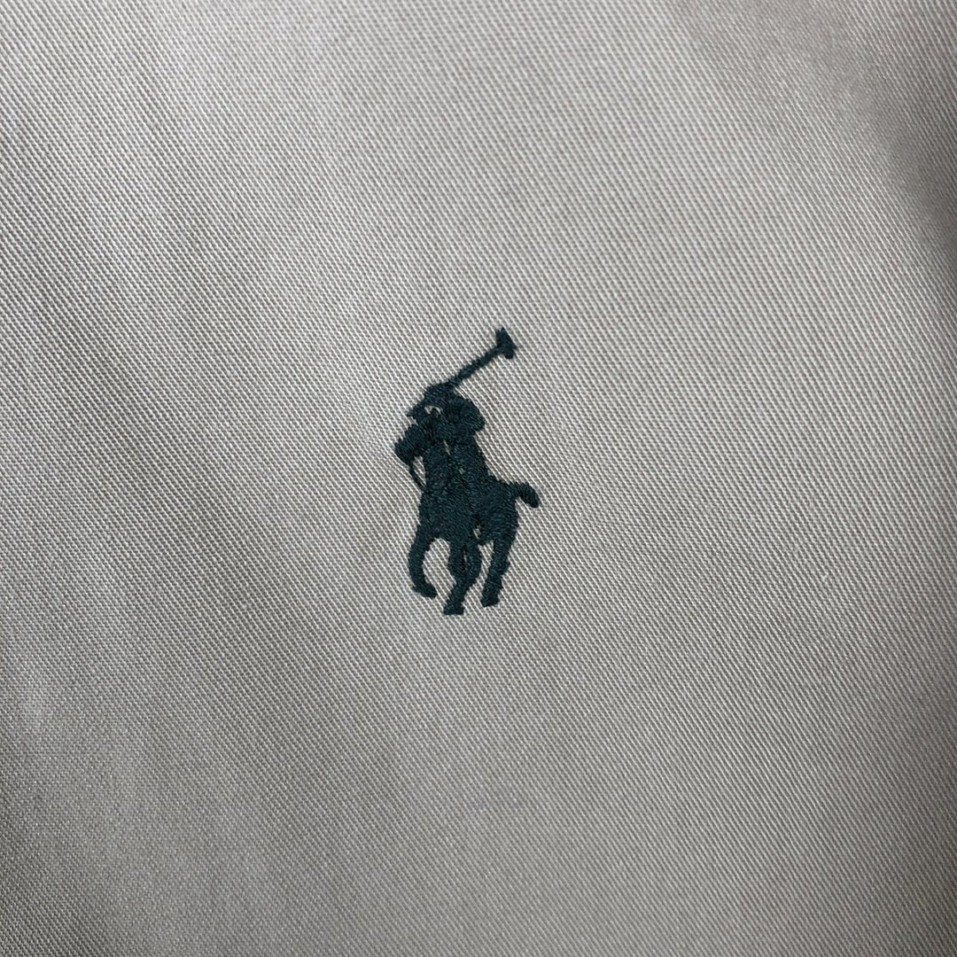 Ralph Lauren BLAKE long sleeve button down shirt, men's size L cotton Beige type Vintage Second Hand