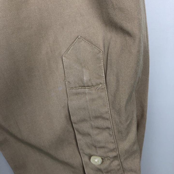 Ralph Lauren BLAKE long sleeve button down shirt, men's size L cotton Beige type Vintage Second Hand