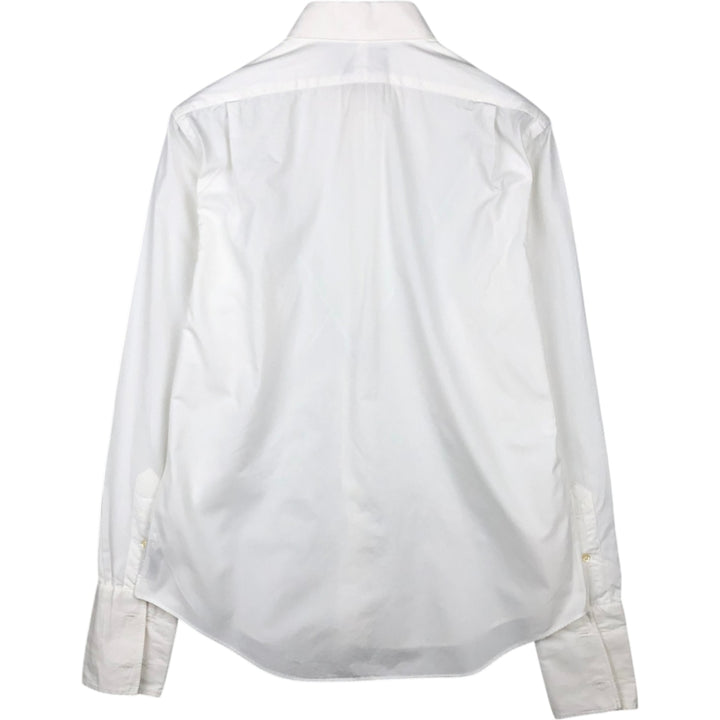 Ralph Lauren REGENT Long-Sleeve Cotton Shirt with Cuffs, Men's Size L (approx.) cotton white type Vintage Second Hand