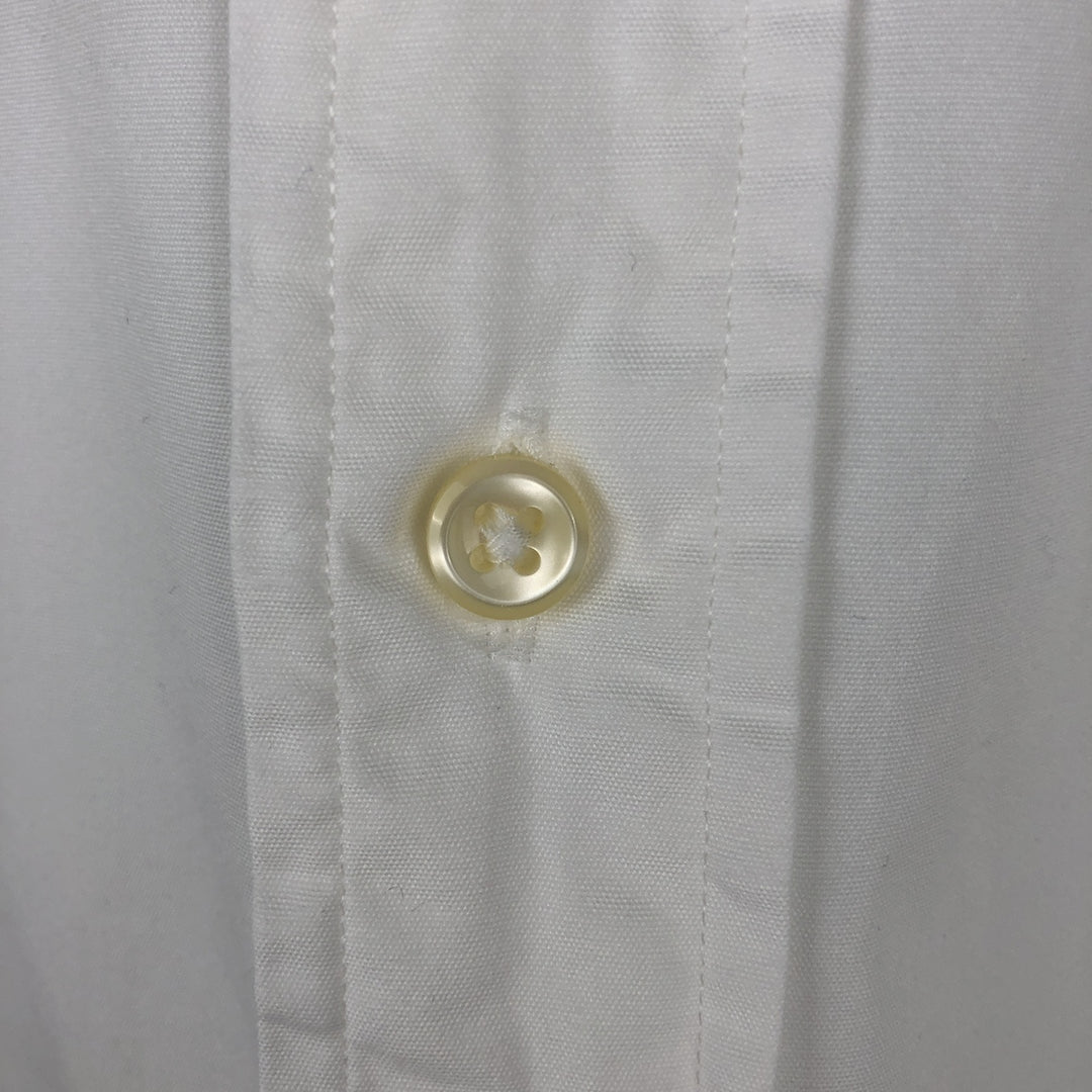 Ralph Lauren REGENT Long-Sleeve Cotton Shirt with Cuffs, Men's Size L (approx.) cotton white type Vintage Second Hand